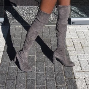 Grey Stuart Weitzman Boots